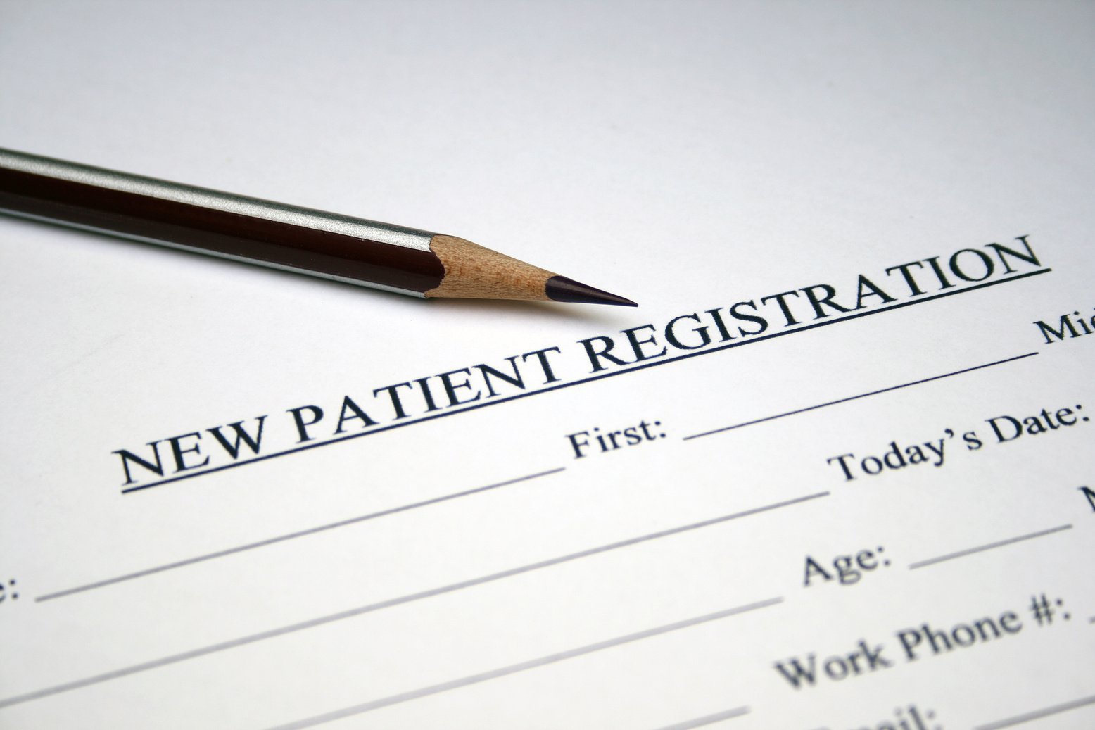 Patient registration form